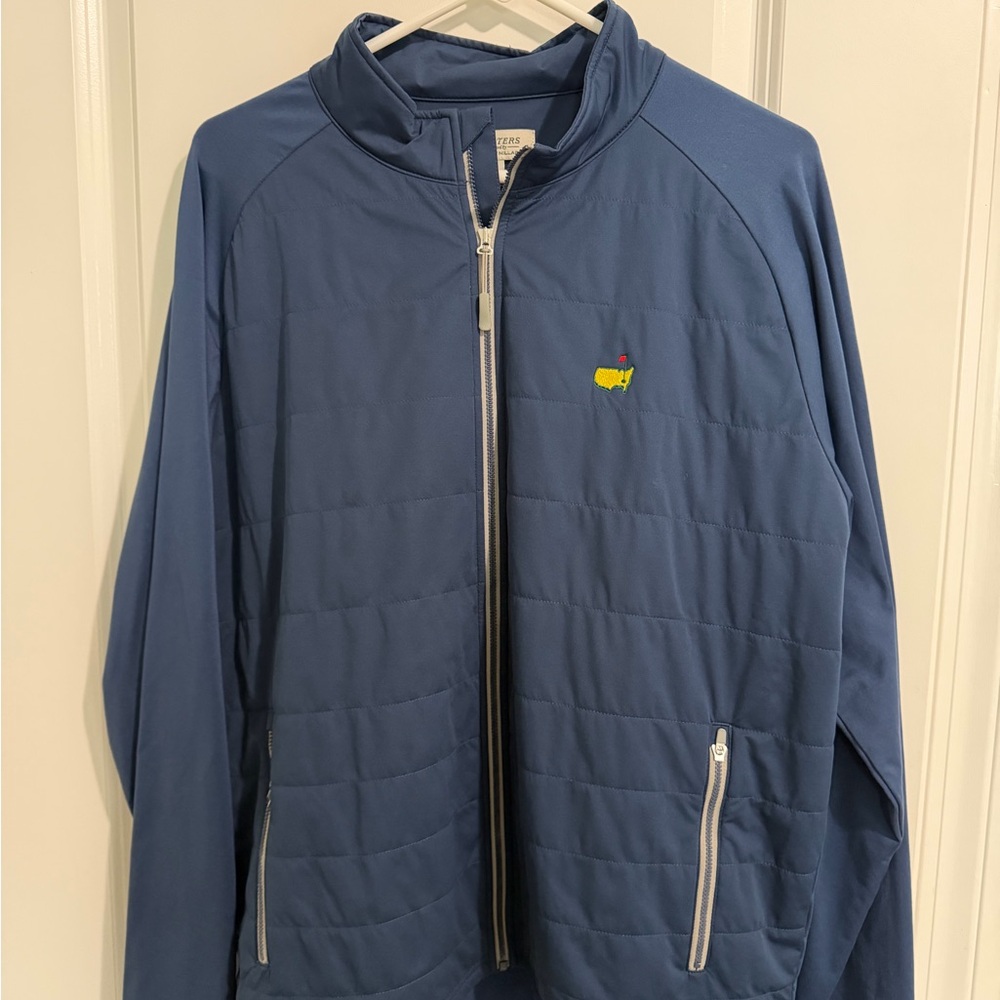 Masters Peter Millar Navy Full-Zip Jacket
